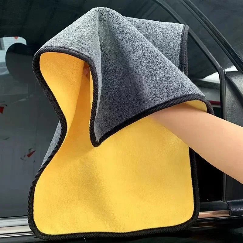 Microfiber Car Cleaning Towels - Auto Detailing & Household Cloths Set