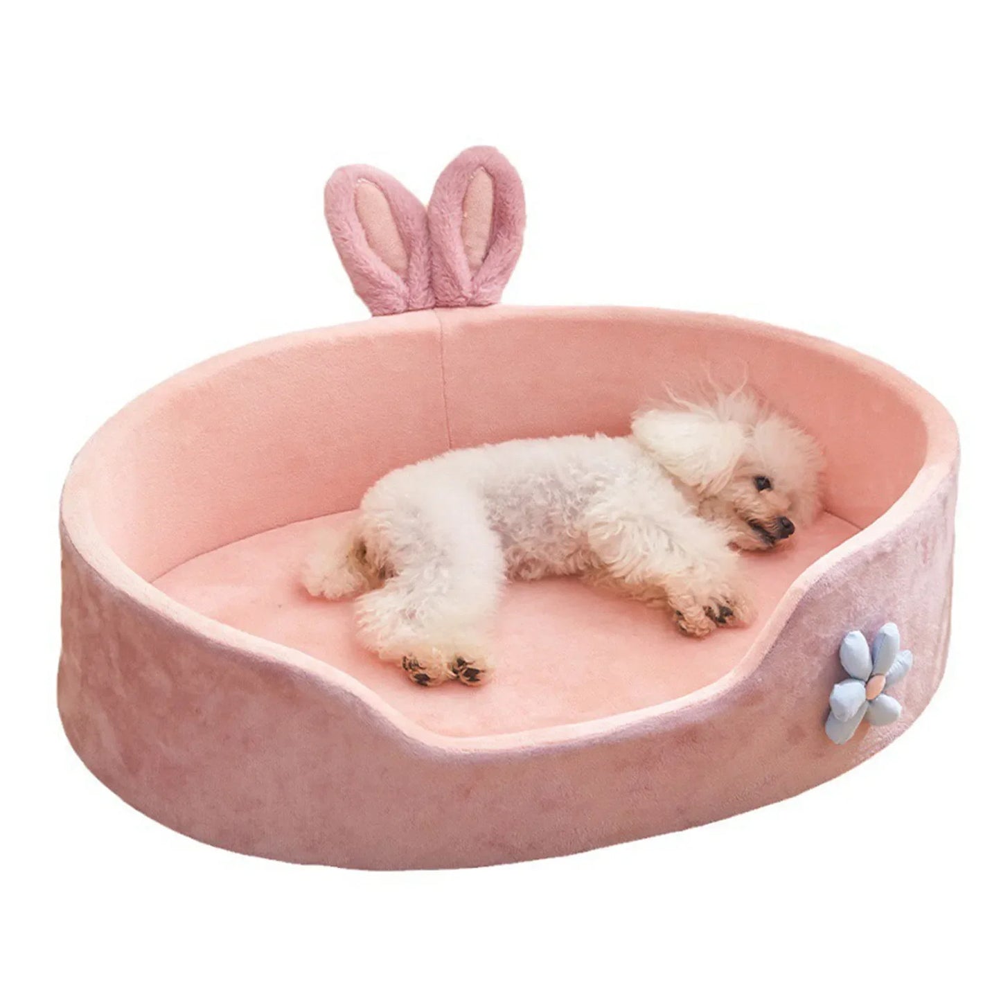 Soft Washable Pet Bed - Removable Cover for Dogs & Cats