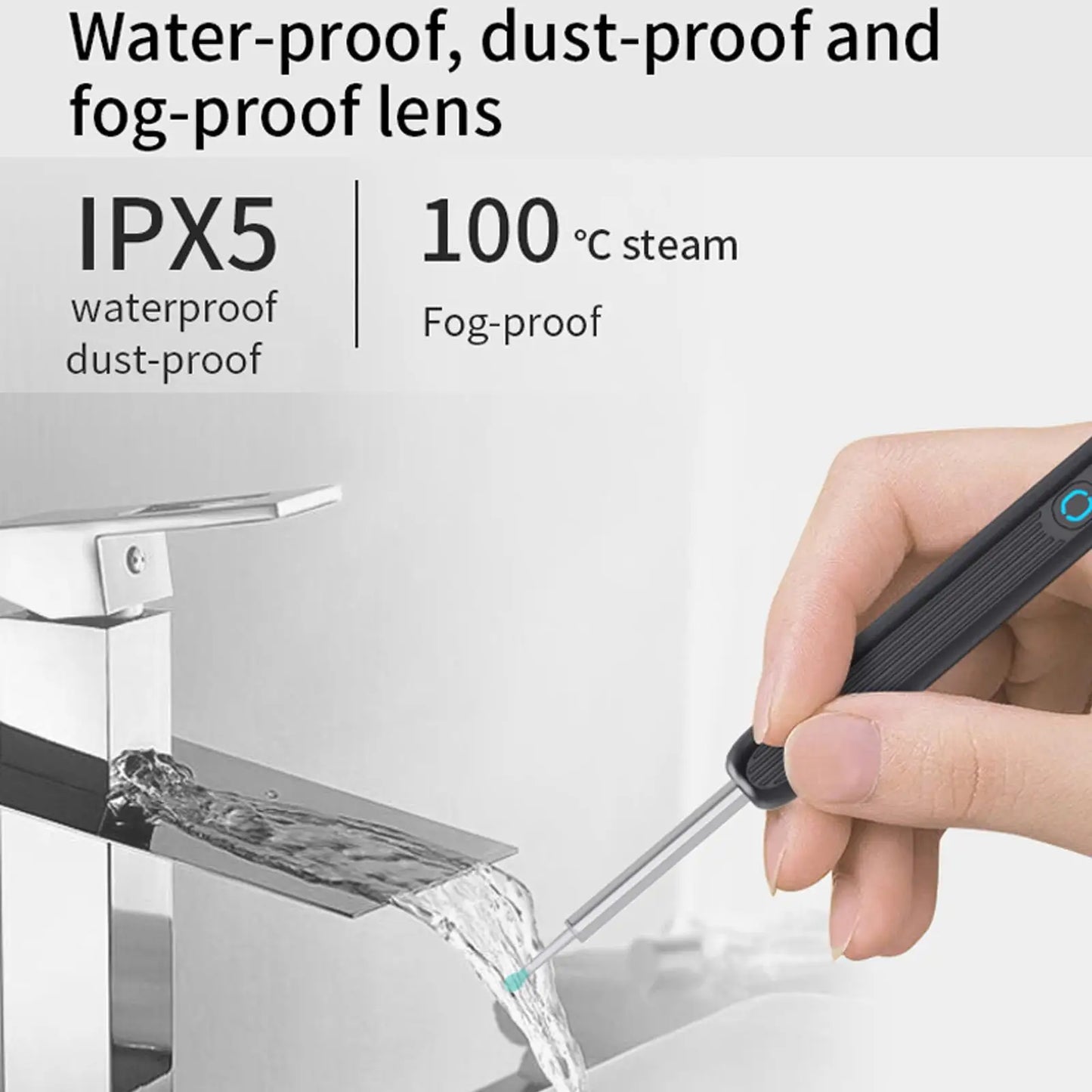 Nettoyeur d'oreilles intelligent et visuel avec caméra et lumière LED, outil sans fil pour éliminer le cérumen, otoscope de haute précision, nettoyage sûr et indolore, facile