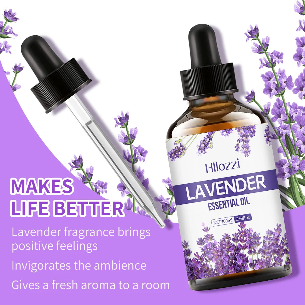 Lavender Essential Oil - Facial & Body Moisturizing Massage Oil