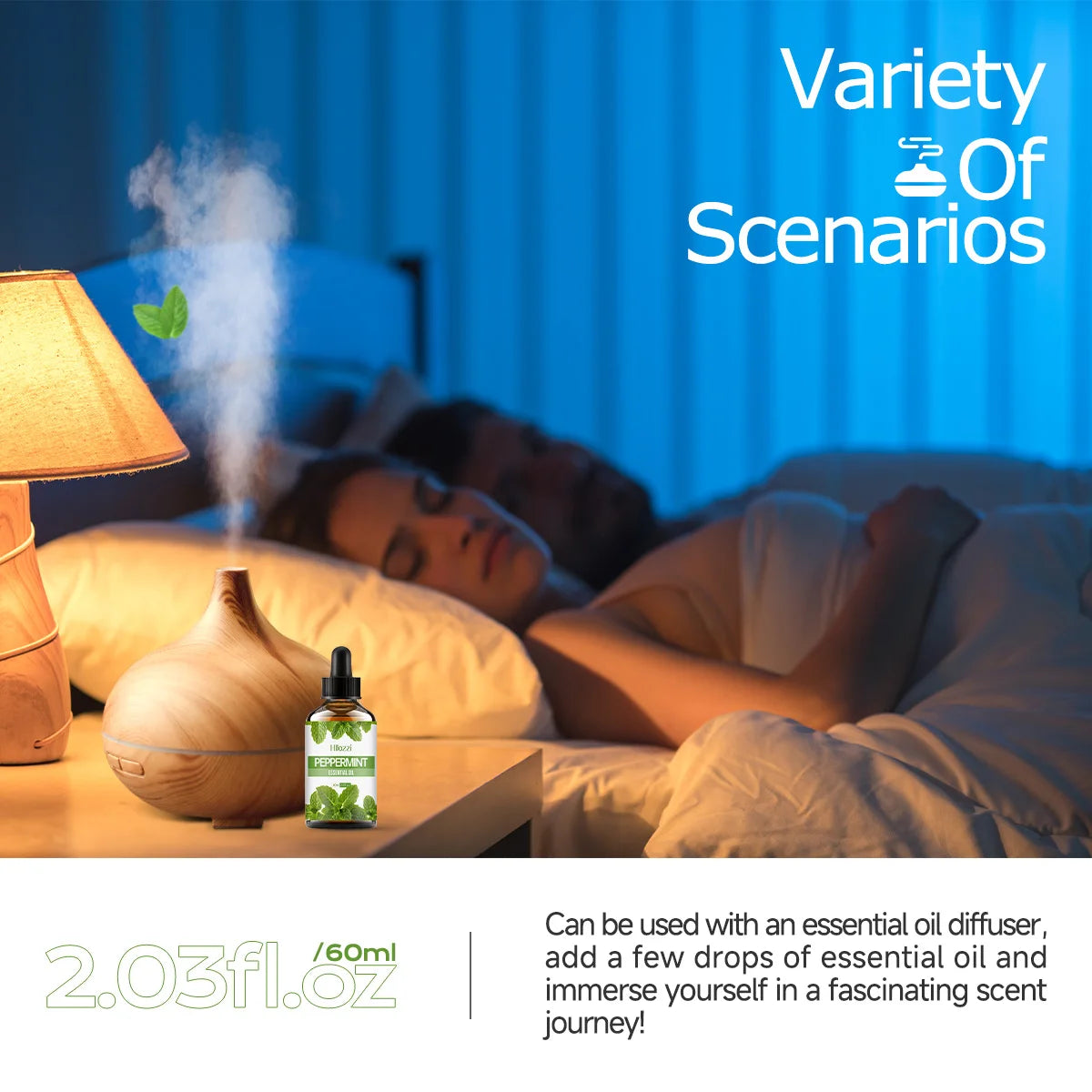 Peppermint Essential Oil - Hydrating Facial & Body Care Oil