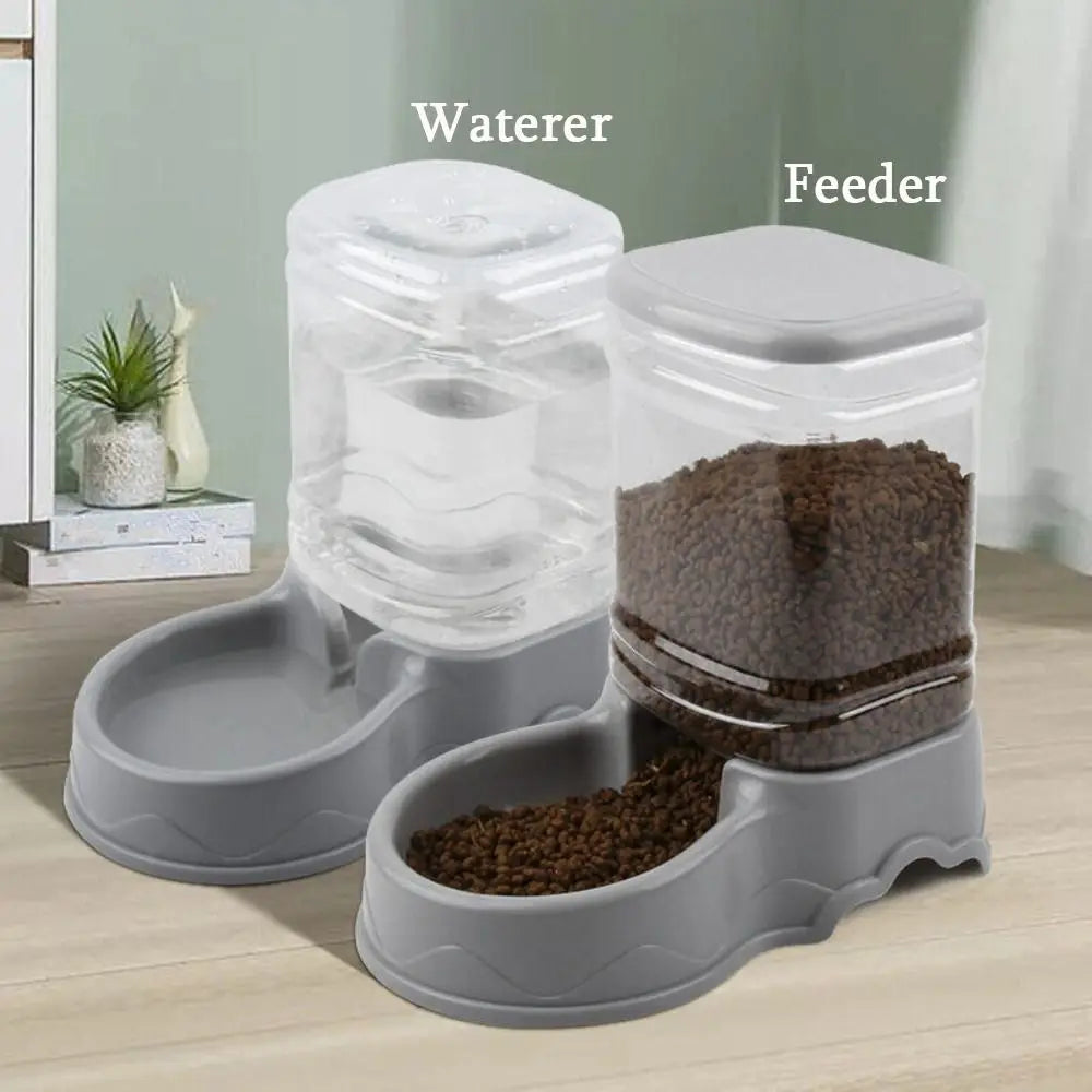 3.8L Automatic Pet Water Fountain - Large Capacity Food & Water Dispenser