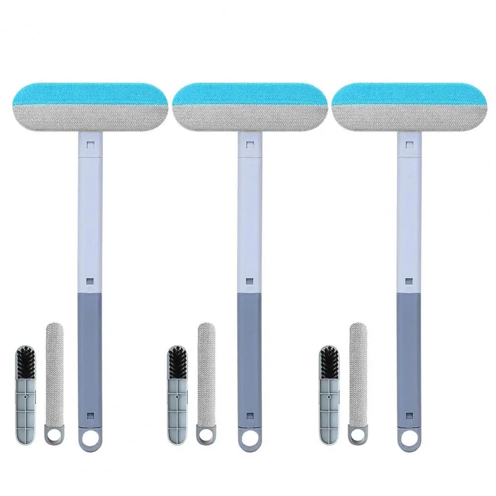 4-in-1 Pet Hair Cleaner - Washable Fabric-Safe Brush Set - Bascora