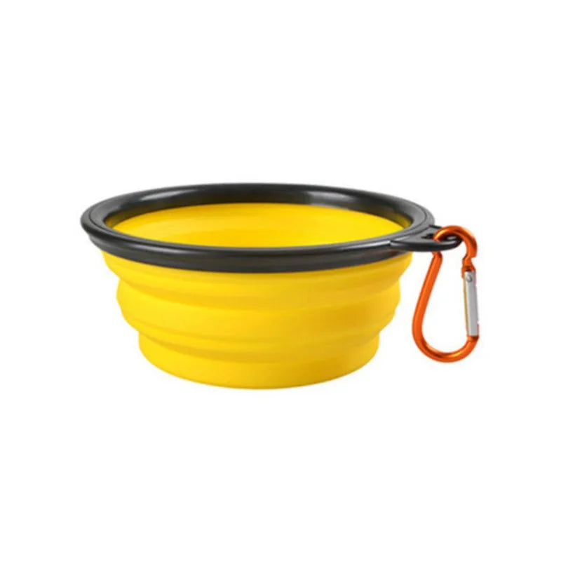 Gamelle pliable et portable pour animaux de compagnie - Gamelle de voyage en silicone pour nourriture et eau