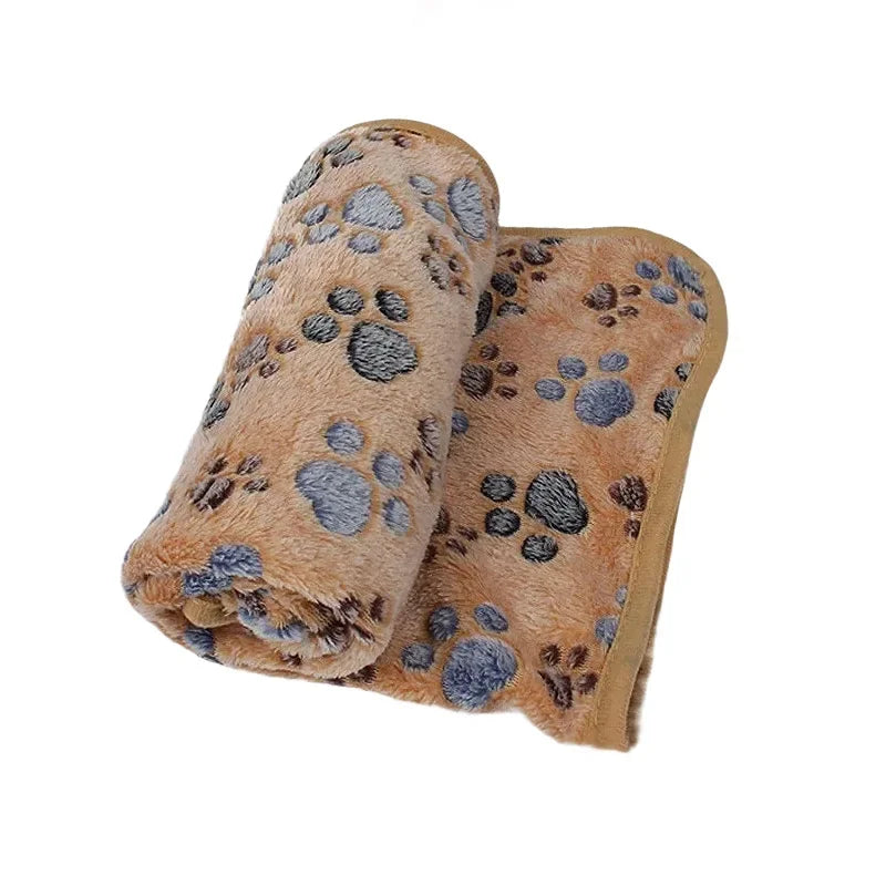 Soft Fluffy Pet Blanket - Coral Fleece Mat for Cats & Dogs