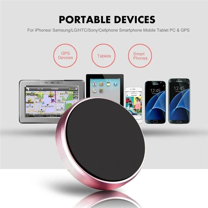 Magnetic Phone Car Holder Stand - Universal Mount Bracket Stick-on