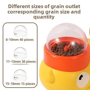 Pet Snack Feeder - Cartoon Duck Design Training Dispenser