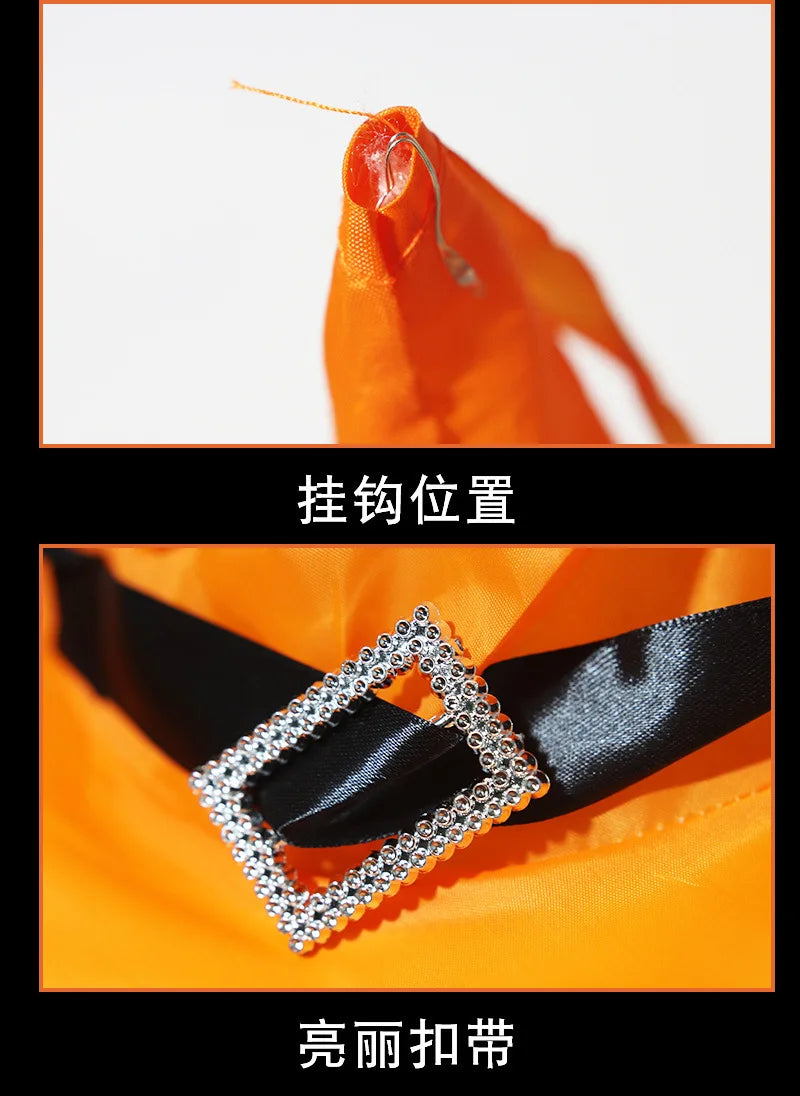 LED Halloween Witch Hat - Flashing Light Starry Sky Decoration