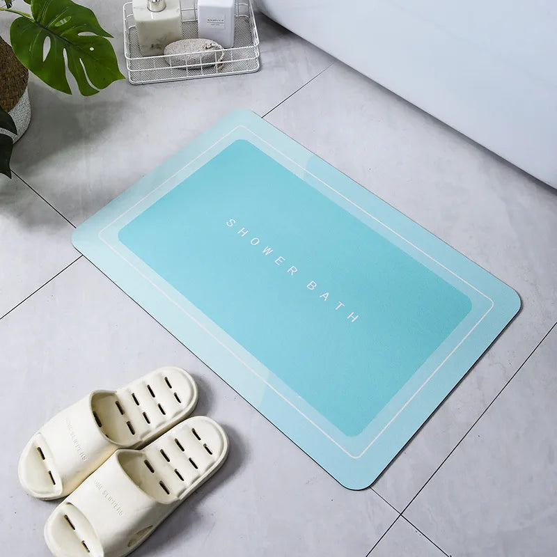 Premium Diatomite Stone Bath Mat - 3.5MM Thick Super Absorbent