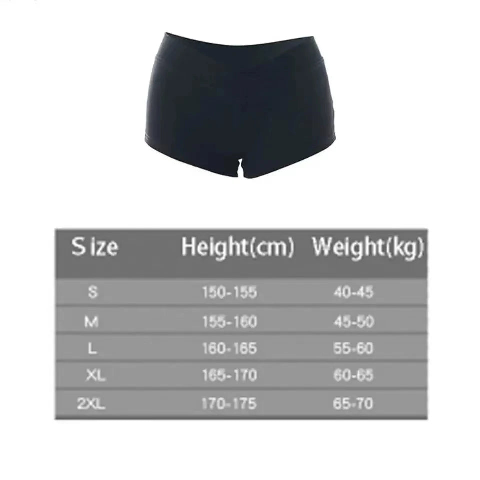 Black Dance Fitness Running Shorts - Ultra Short Sports Wear