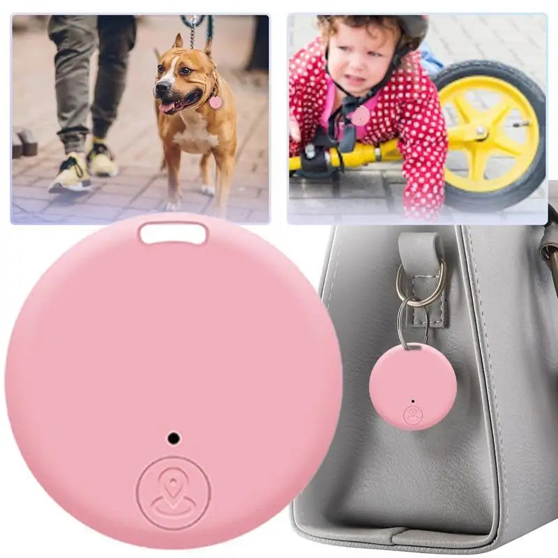 Mini porte-clés avec alarme et localisateur GPS - Étiquette intelligente pour animaux et clés