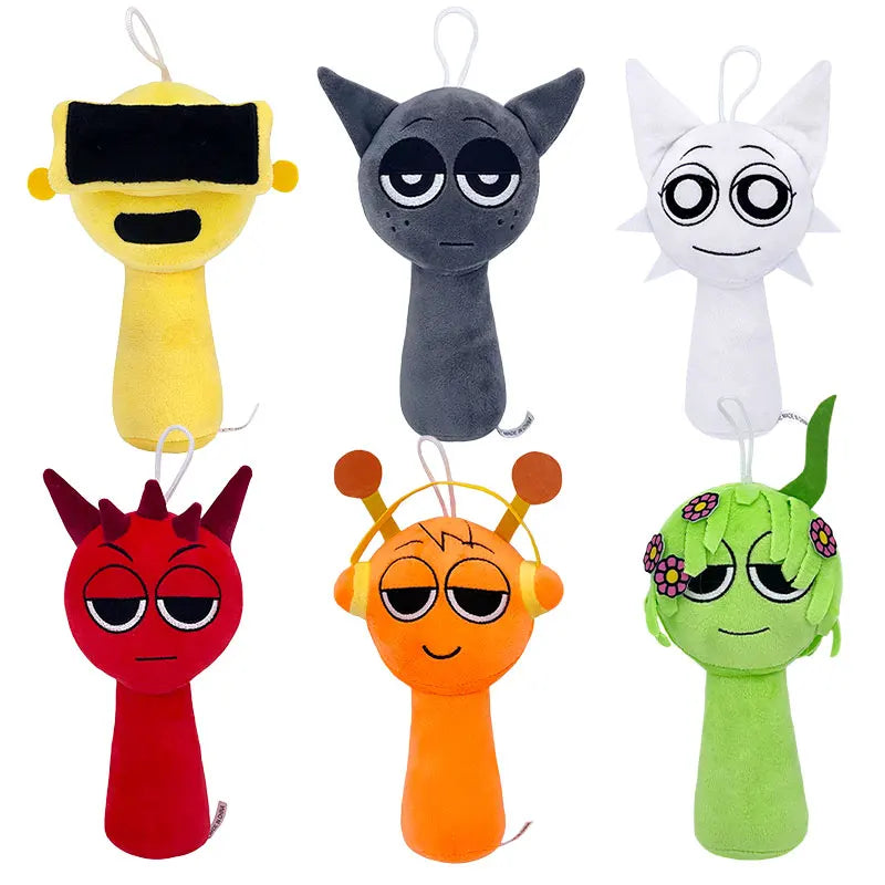 Cartoon Plush Toys - Stuffed Animal Doll Set for Kids