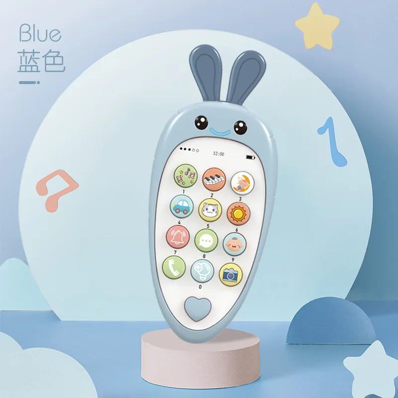 Baby Phone Toy - Music Sound Telephone with Teether