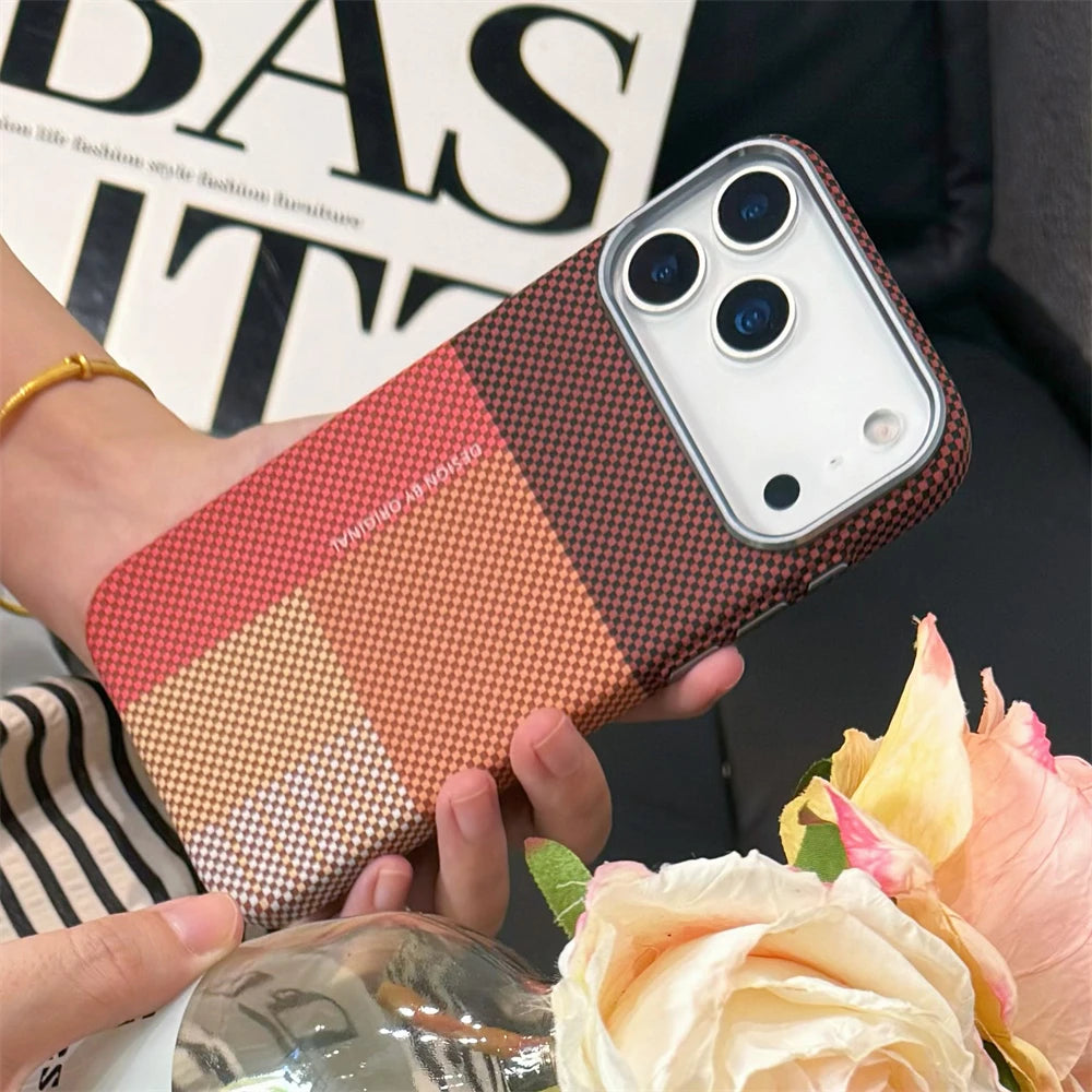 Carbon Fiber iPhone Case - Magnetic Wireless Charging Compatible