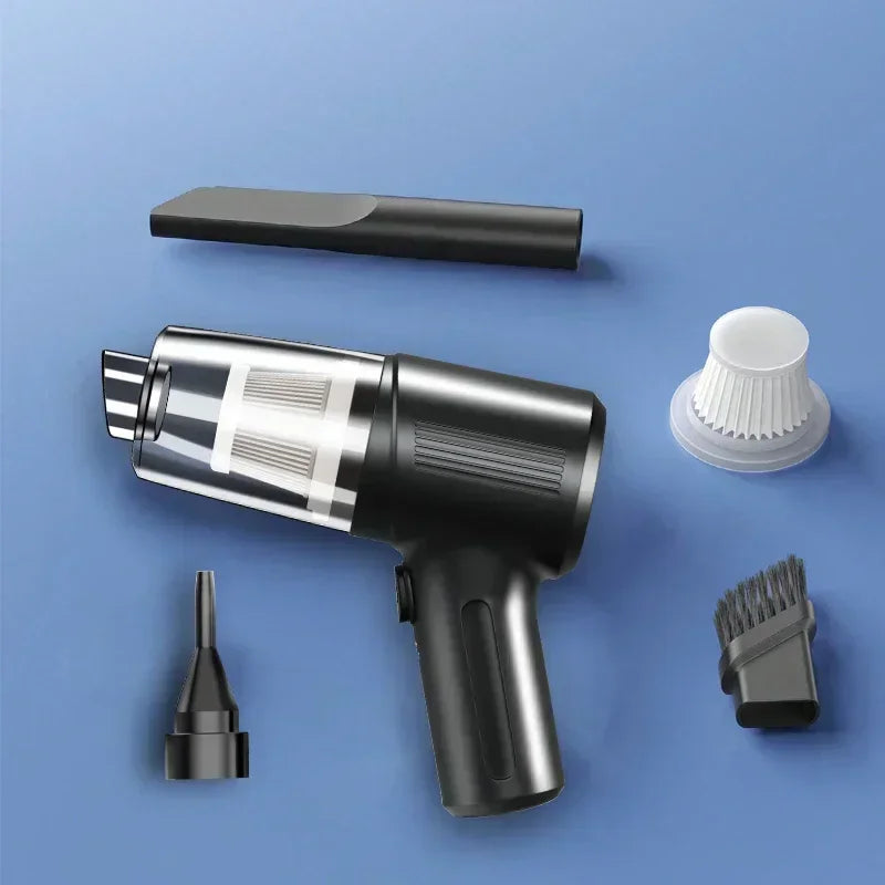 Portable Wireless Car Vacuum - Compact High-Suction Handheld