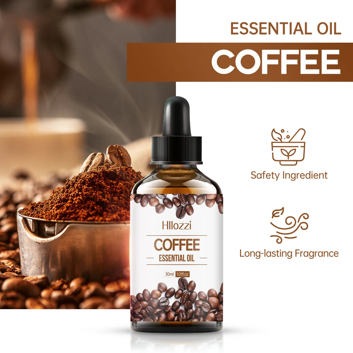 Coffee Essential Oil - Moisturizing Skin & Hair Care Treatment