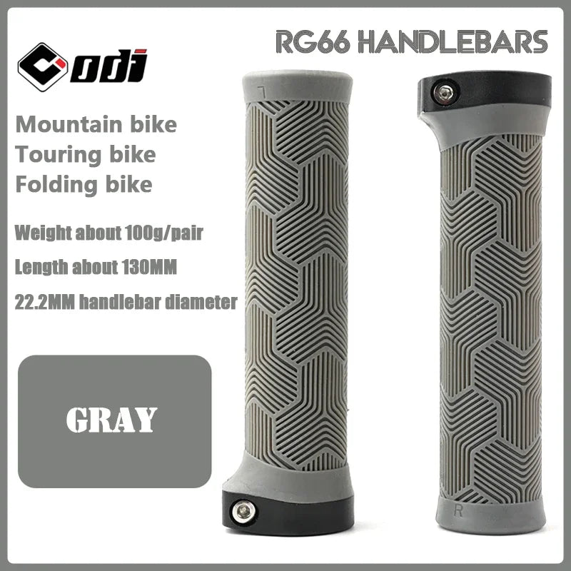 Rubber Bicycle Grips - Ergonomic MTB Handlebar Grips