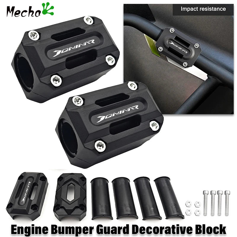 Motorcycle Engine Guard Bumper - Protection Trim Block