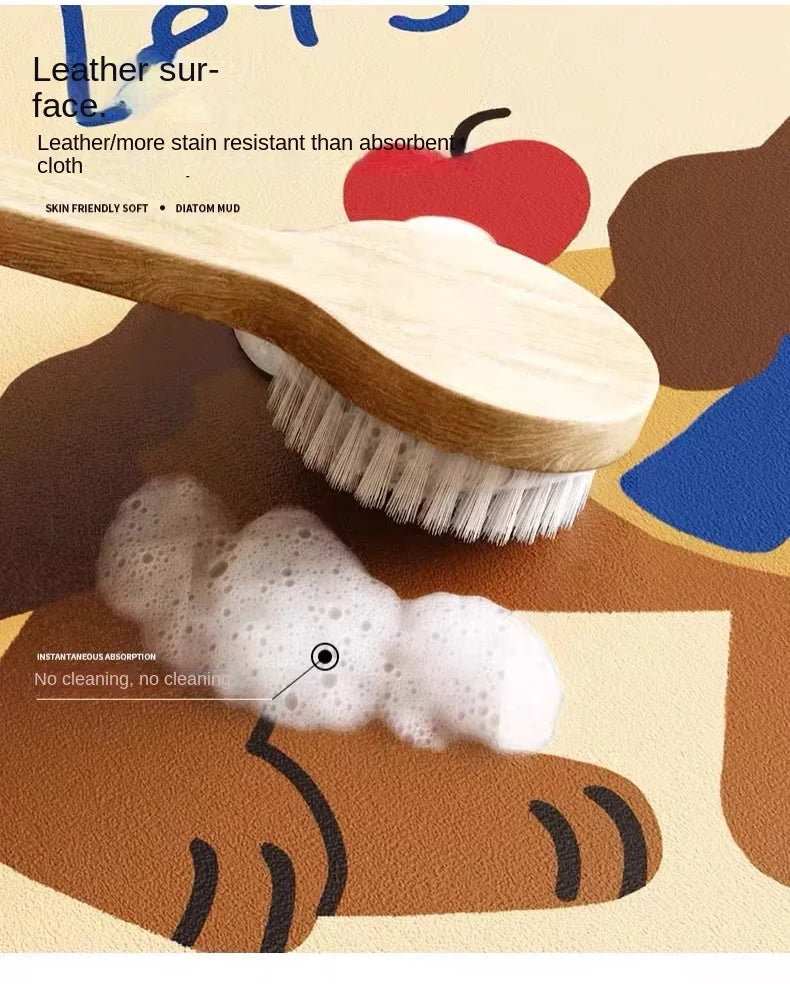 Kitchen Water Draining Mat - Heat-Resistant Quick-Dry Table Mat