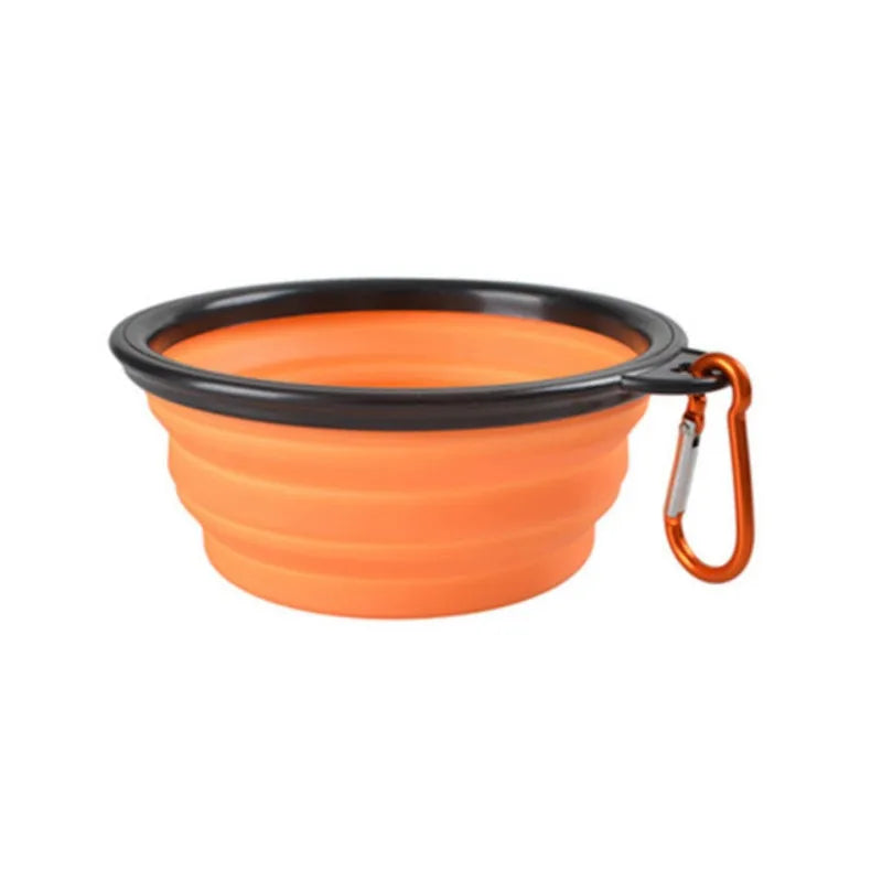 Gamelle pliable et portable pour animaux de compagnie - Gamelle de voyage en silicone pour nourriture et eau