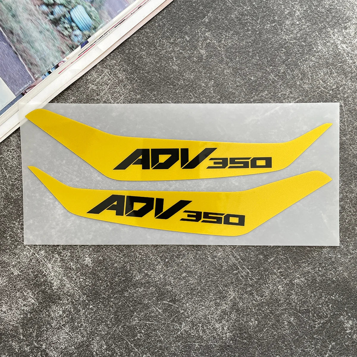 Motorcycle Handlebar Handguard Reflective Sticker - Custom Vinyl Decal
