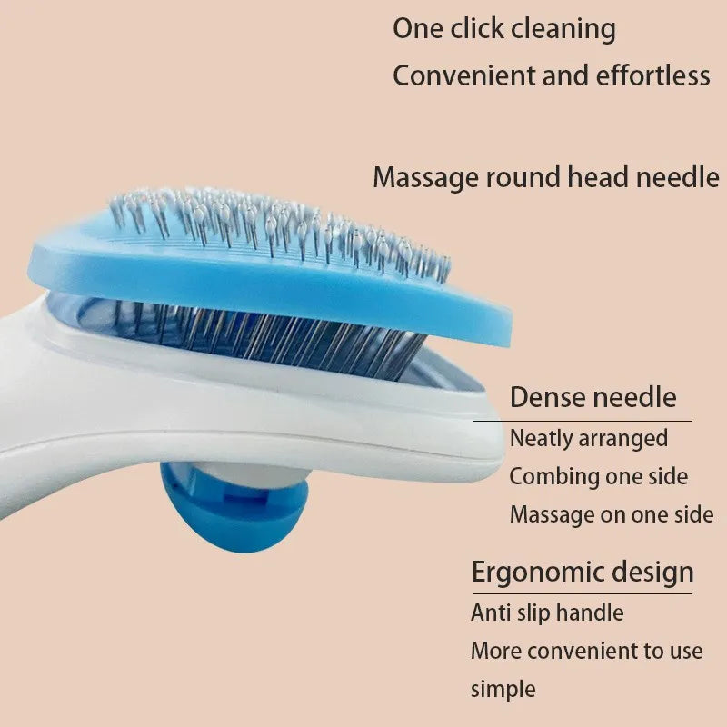 Pet Hair Remover Brush - Universal Grooming Tool for Dogs & Cats - Bascora