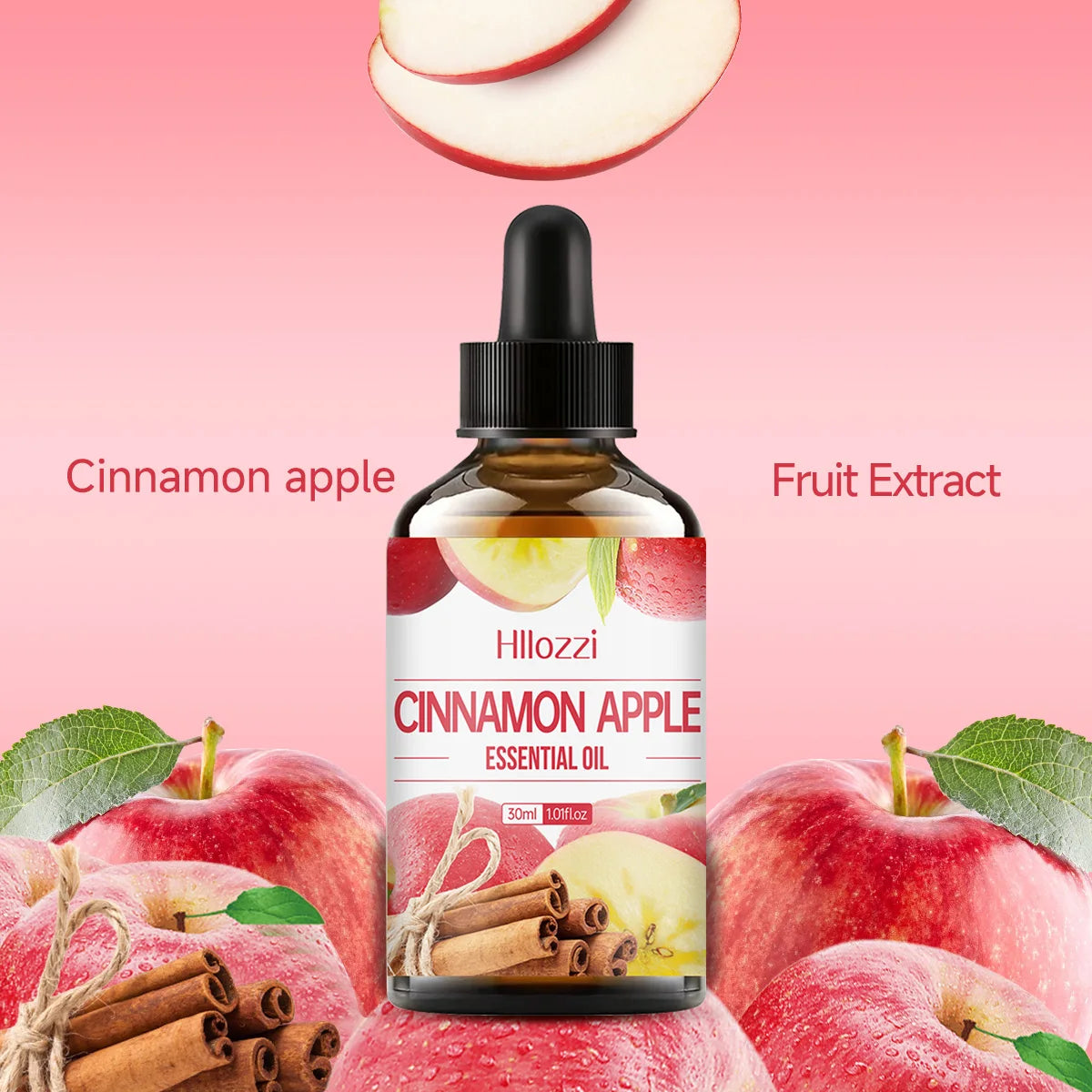 Cinnamon Apple Essential Oil - Sweet Spiced Aromatherapy Oil