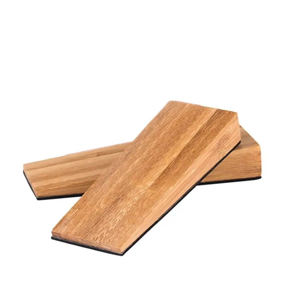 Wooden Door Stopper - No Drilling Required, Wear-Resistant Protection