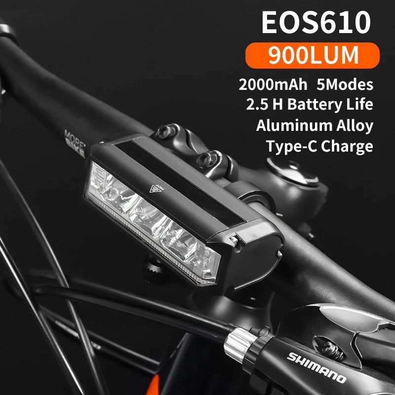 Bicycle Light - 8000mAh USB Rechargeable Waterproof Flashlight