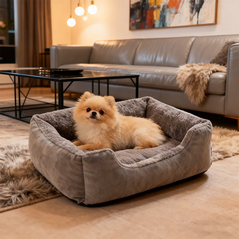 Winter Warm Cat Nest - Plush Pet Bed for Cats & Dogs