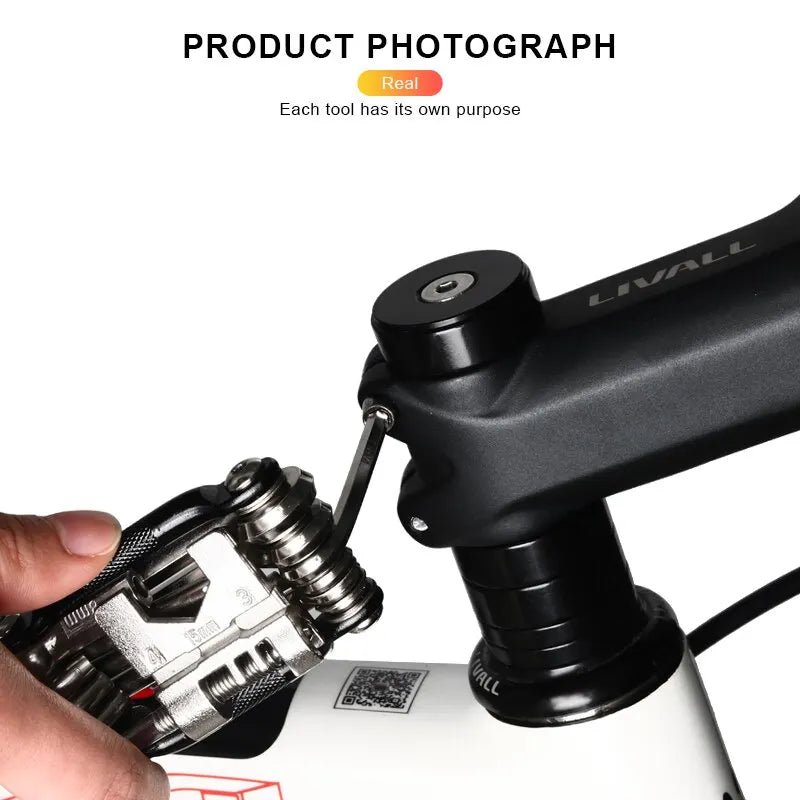 Bicycle Multi Tool - Chain Splitter Wrench Screwdriver Repair Kit