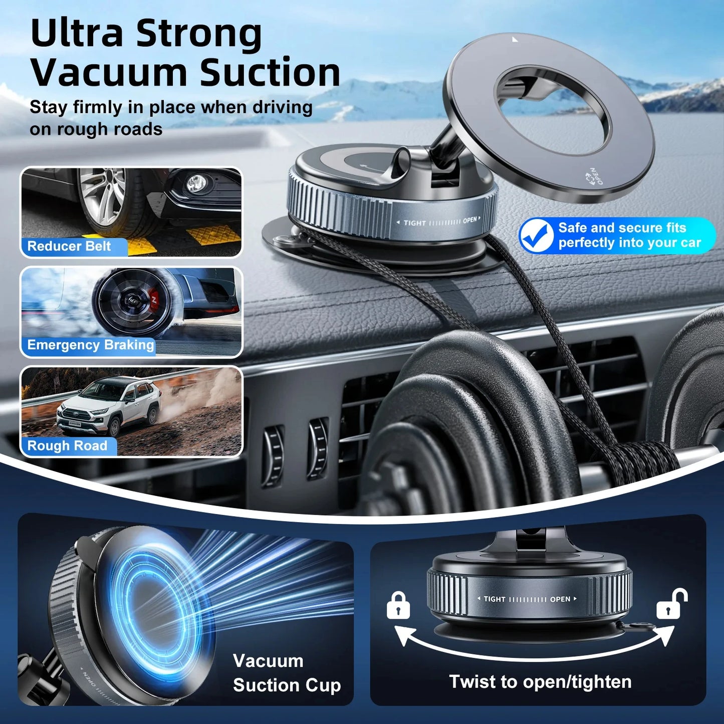 Car Phone Magnetic Stand - Premium Quality