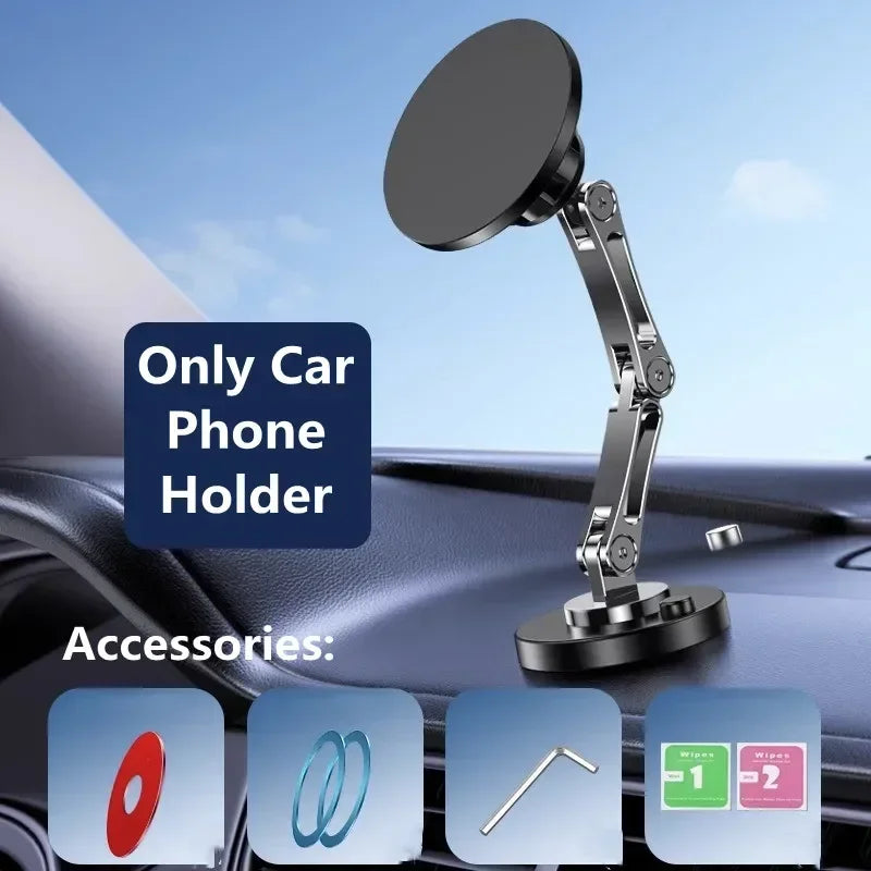 Magnetic Car Wireless Charger Stand - iPhone 15/14/13/12 Mount