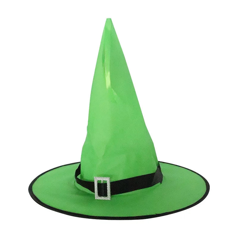 LED Halloween Witch Hat - Flashing Light Starry Sky Decoration