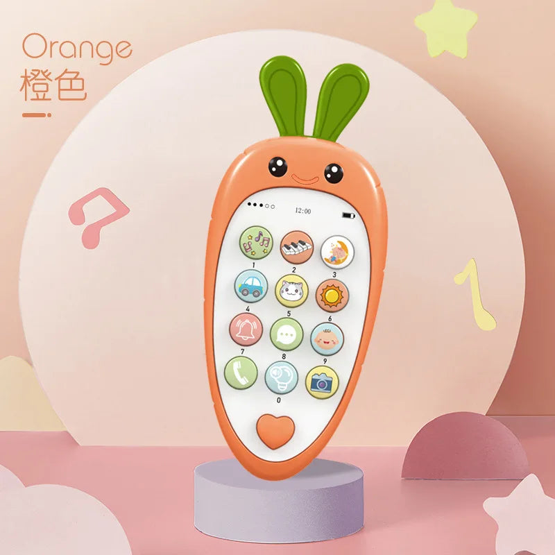 Baby Phone Toy - Music Sound Telephone with Teether