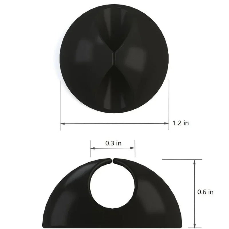 Mini enrouleur de câbles - Support de rangement pour câbles de bureau