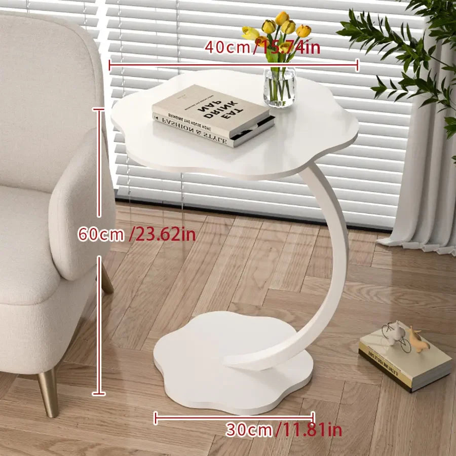 Light Luxury Round Side Table - Modern Metal Coffee Table