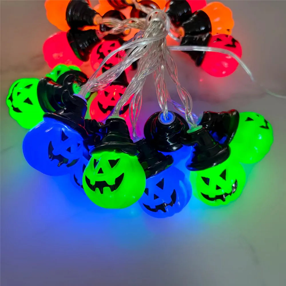 Pumpkin String Lights - RGB LED Indoor Outdoor Decoration