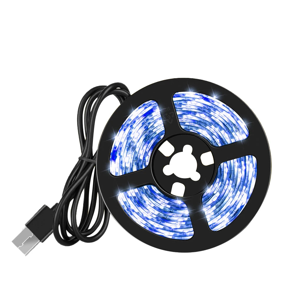 5M USB LED Strip Lights - Aesthetic Room Decor & Ambient Lighting