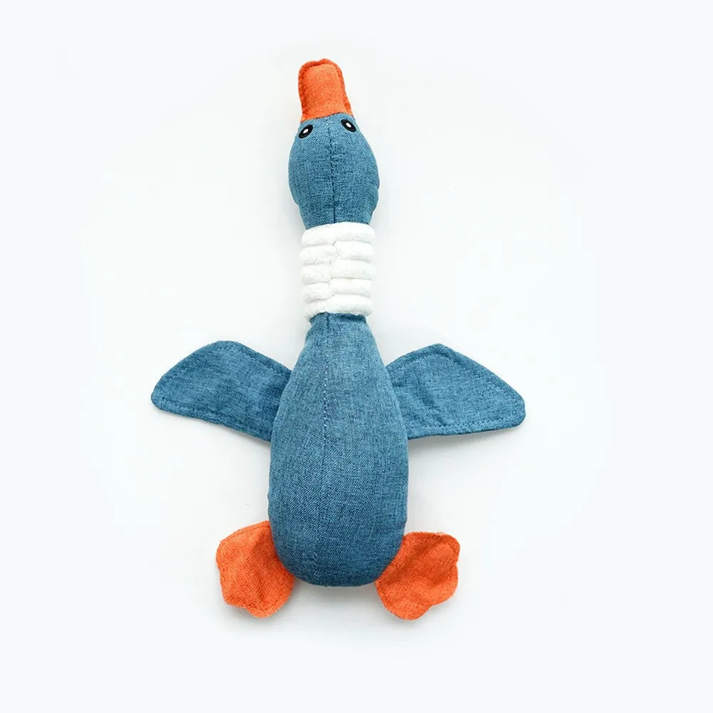 Juguete con sonido de ganso para mascotas - Juguete resistente a mordeduras para perros y gatos