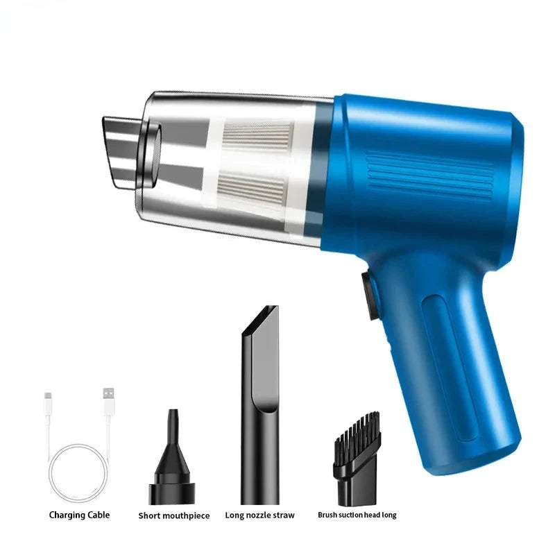 Portable Wireless Car Vacuum - Compact High-Suction Handheld