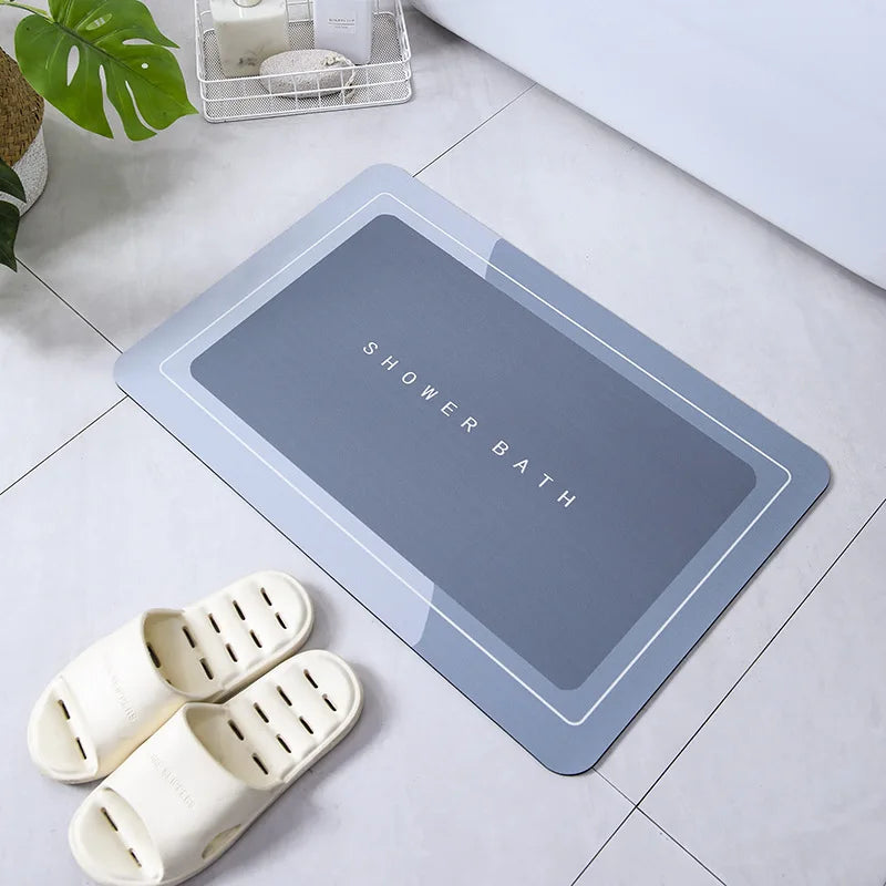 Premium Diatomite Stone Bath Mat - 3.5MM Thick Super Absorbent