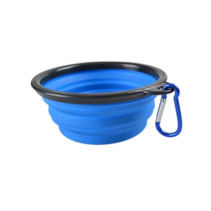 Gamelle pliable et portable pour animaux de compagnie - Gamelle de voyage en silicone pour nourriture et eau