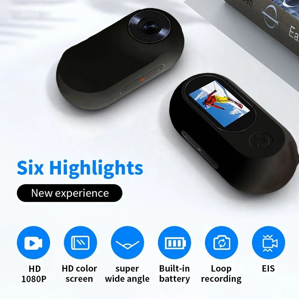 HD 1080P Sport/Action Pet Camera - No WiFi Needed