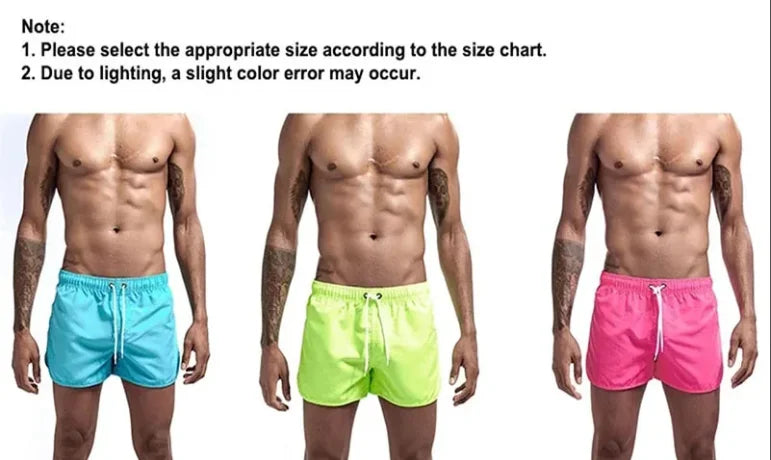Bañador de secado rápido para hombre: pantalones de playa transpirables con bolsillos