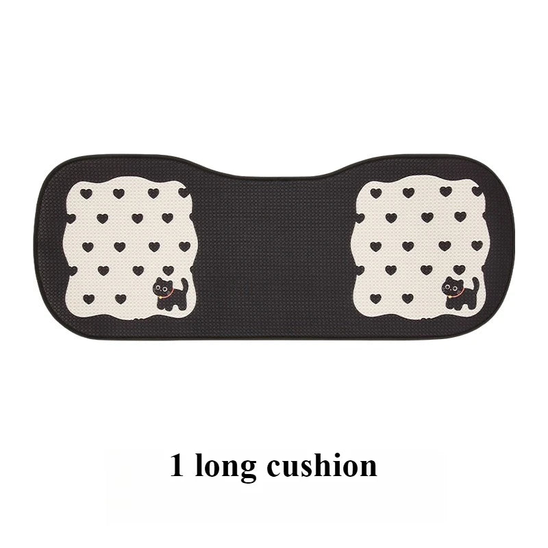 Coussin de siège auto en maille nid d'abeille pour chaton mignon