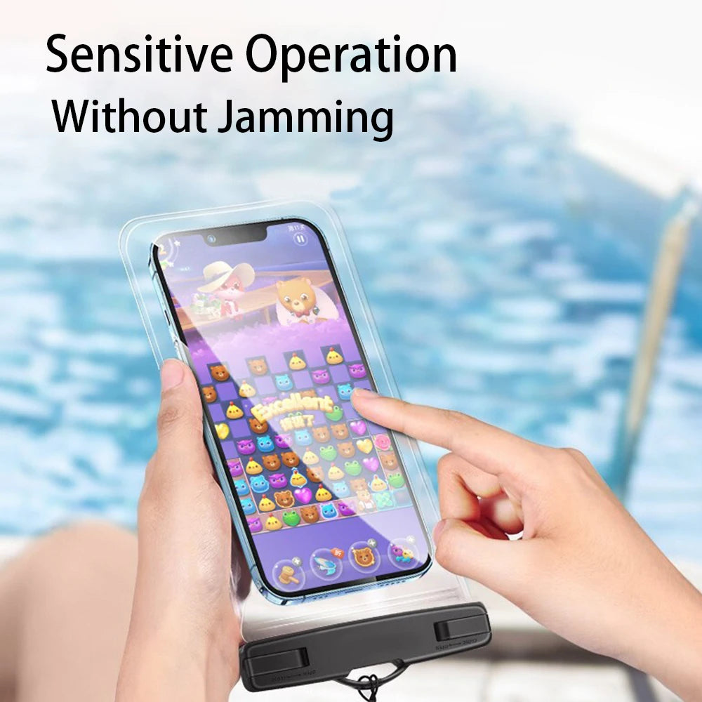 Waterproof Phone Case - Universal Underwater Pouch for Swimming