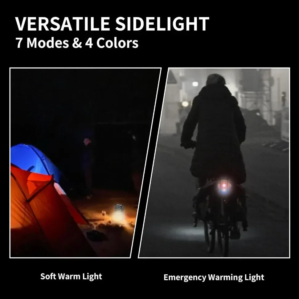 Mini USB Rechargeable LED Flashlight - Magnetic Emergency Light