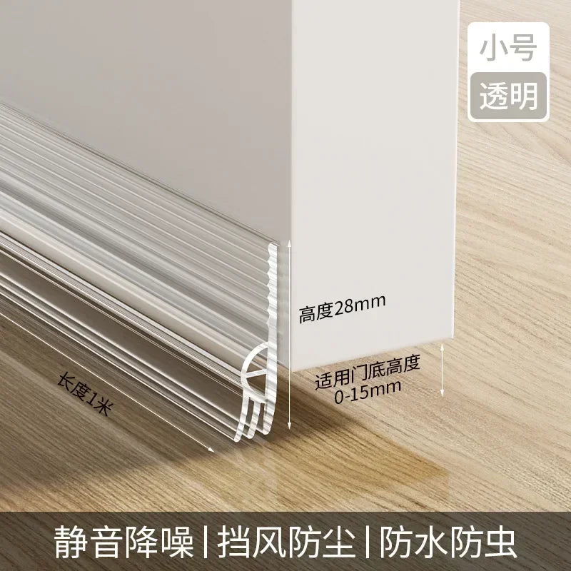 Door Bottom Sealing Strip - Weatherproof Draft Stopper