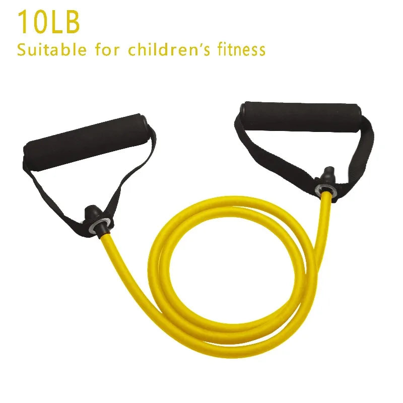 Exercise Resistance Belt with Handle - Elastic Fitness Band for Home Workouts